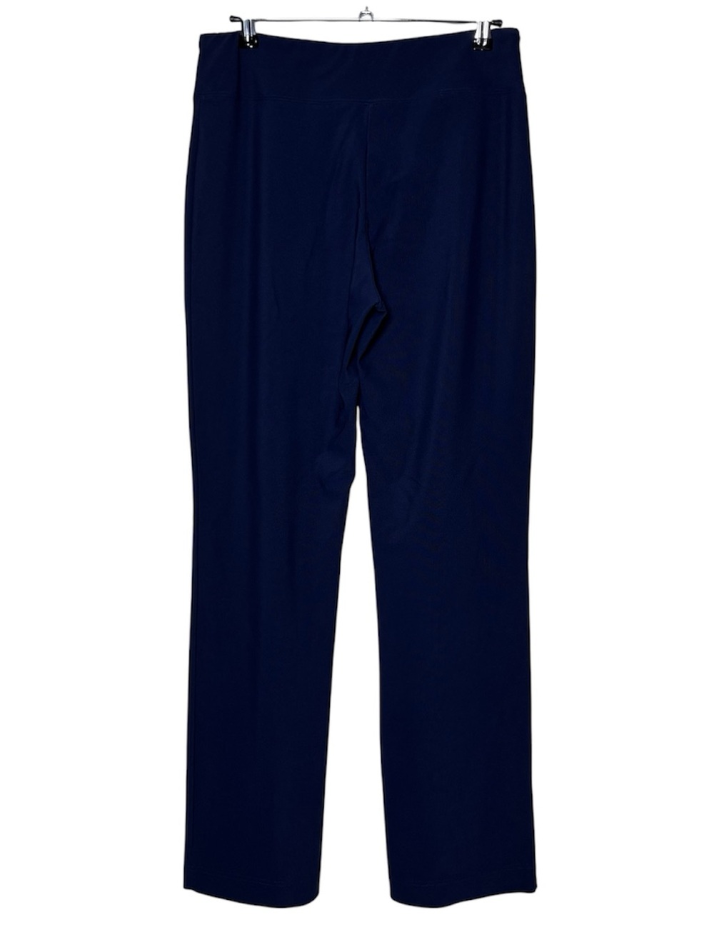 Boston Proper Women’s Pull On Pants Medium Navy Blue Straight Leg Stretch Travel - Picture 2 of 5